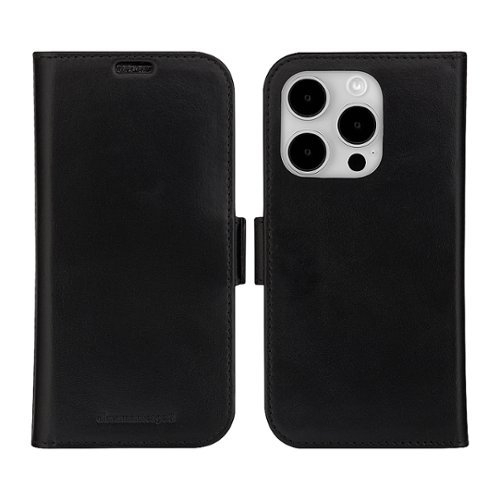 dbramante1928 Lynge 2-In-1 Wallet and Folio Case for Apple iPhone 15 Pro - Black GLOBAL SHIPPING