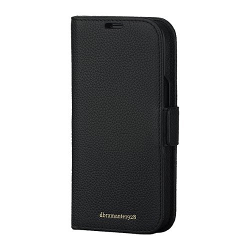 dbramante1928 New York Pebbled Leather Folio for Apple iPhone 15 Pro Max - Night Black WHERE TO BUY