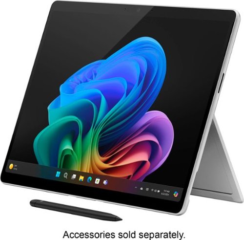 Microsoft Surface Pro - Copilot+ PC - 13” OLED - Snapdragon X Elite - 16GB Memory - 1TB SSD - Device Only (11th Ed) Latest Model - Platinum BUY IN UAE