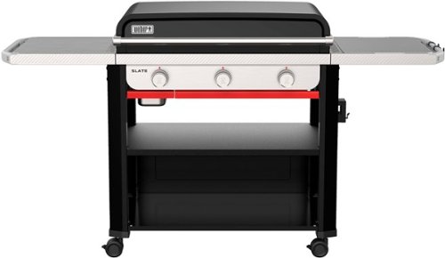 Weber - Slate 30" Rust-Risitant Griddle - Black