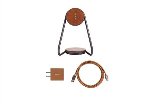 Courant MAG:2 Leather 2-in-1 Magnetic Charging Stand - Saddle SHOP ONLINE