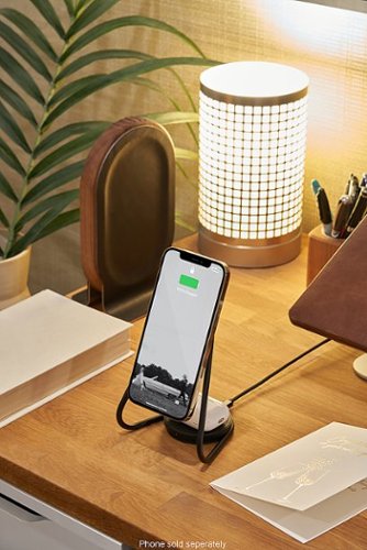 Courant MAG:2 Leather 2-in-1 Magnetic Charging Stand - Black WORLDWIDE DELIVERY