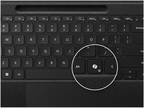 Microsoft Surface Slim Pen (2nd Edition) and Pro Flex Keyboard for Pro (11th Edition), Pro 9, Pro 8 - Black WHERE TO BUY