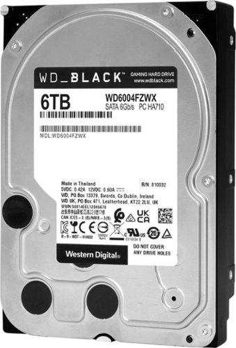 WD BLACK 6TB Gaming Internal Hard Drive GLOBAL SHIPPING