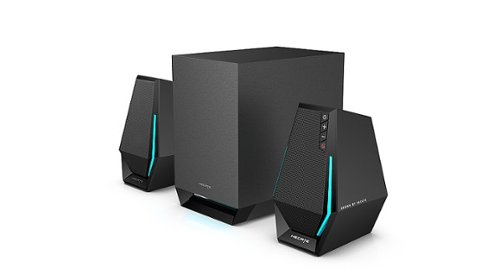 Edifier G1500 MAX 2.1 Bluetooth Gaming Speakers with RGB Lighting (3-Piece) - Black BUY IN UAE