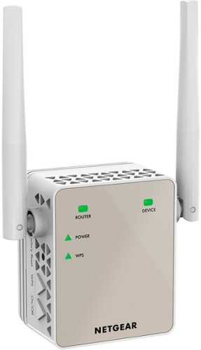 NETGEAR Dual-band WiFi Range Extender - Essentials Edition, 1.2Gbps, Wall-plug, External Antennas - White WORLDWIDE DELIVERY