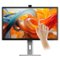Alogic - Clarity Max Touch 27" UHD 4K Monitor with USB-C Power Delivery, Webcam, Touch Screen, 4k Monitor, & 65W Power Delivery - Black-Front_Standard