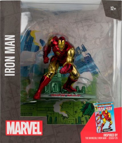 McFarlane Toys Marvel Iron Man 1:10th Scale 4.3 Posed Figure with Scene (The Invincible Iron Man #126) HOW TO BUY