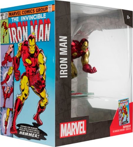McFarlane Toys Marvel Iron Man 1:10th Scale 4.3 Posed Figure with Scene (The Invincible Iron Man #126) WHERE TO BUY