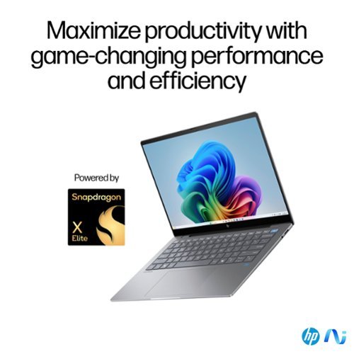 HP OmniBook X - Copilot+ PC - 14 2.2K Touch-Screen Laptop - Snapdragon X Elite - 16GB Memory - 1TB SDD - Meteor Silver BUY IN SAUDI ARABIA
