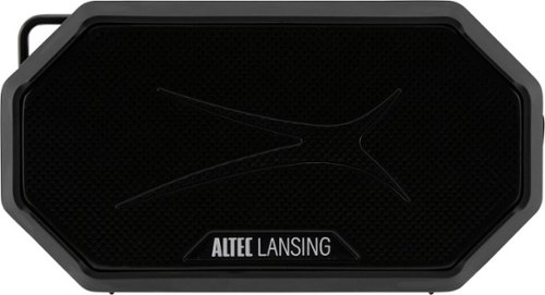 Altec Lansing - Bluetooth HydraMini 2.0 EverythingProof Portable Speaker - Black/Gray
