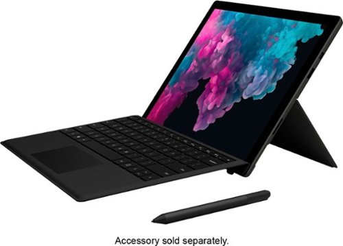 Microsoft - Refurbished Surface Pro 6 - 12.3" Touch Screen - Intel Core i5 - 8GB Memory - 256GB Solid State Drive - With Keyboard - Black-Left_Standard 