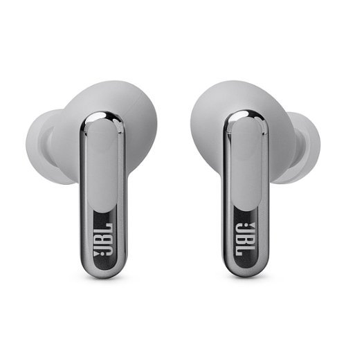 JBL Live Beam 3 True Wireless Noise Cancelling Earbuds 2024 Silver