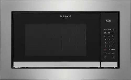 Frigidaire Gallery 6.04 Potato Popcorn Meal Soften Auto Cook Defrest Sensor Cook Reheat Power Level 1 2 3 4 5 6 7 8 9 STOP O START 10 Sec Timer +30 Sec