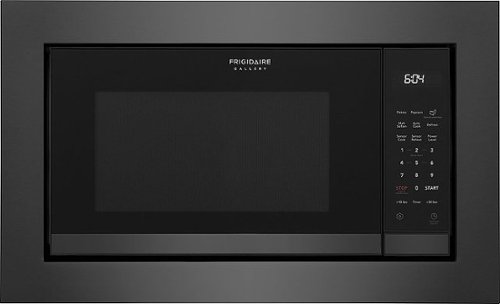 Frigidaire - 1.6 Cu. Ft. Built-In Microwave with Sensor Cooking - Black Stainless Steel
