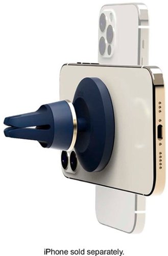 iOttie Velox MagSafe Compatible Air Vent Car Mount with Magnetic Ring Adapter - Midnight Blue BUY IN EUROPE