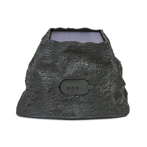 Victrola Outdoor Wireless Bluetooth Solar Rock Speaker Connect (Each) - Granite HOW TO BUY