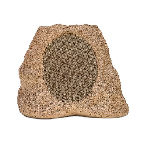 Victrola Outdoor Wireless Bluetooth Solar Rock Speaker Connect (Each) - Sand WORLDWIDE DELIVERY