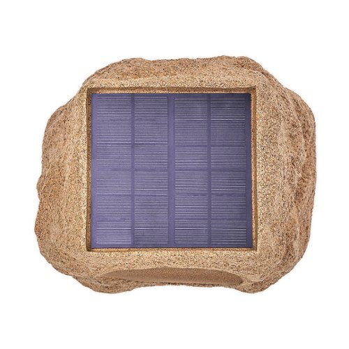 Victrola Outdoor Wireless Bluetooth Solar Rock Speaker Connect (Each) - Sand SHOP ONLINE