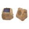 Victrola - Pair of Solar Charging Bluetooth Outdoor Rock Speakers - Sand-Front_Standard
