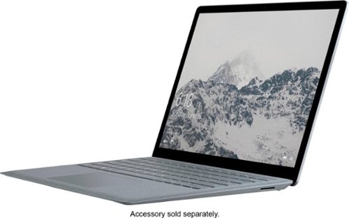 Microsoft - Refurbished Surface Laptop – 13.5” Touchscreen - Intel Core i5 – 8GB Memory – 256GB SSD (First Generation) - Platinum-Angle_Standard 