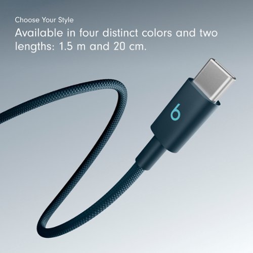 Beats 5' USB-C to USB-C Woven Cable - Nitro Navy BUY ONLINE