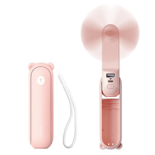 Jisulife HANDHELD FAN LIFE8 - Pink