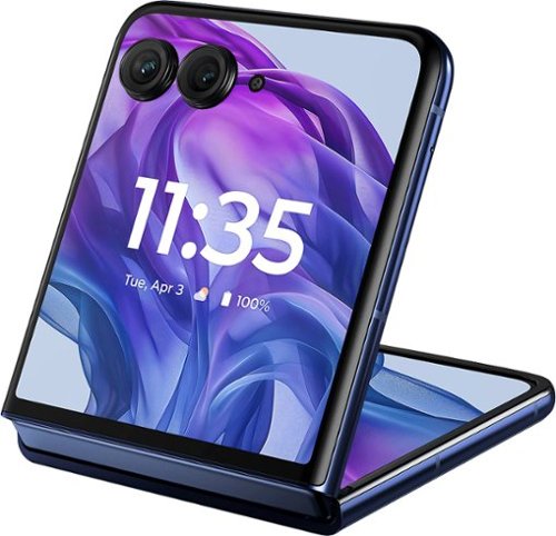 Motorola razr+ 2024 256GB (Unlocked) - Midnight Blue SHOP ONLINE