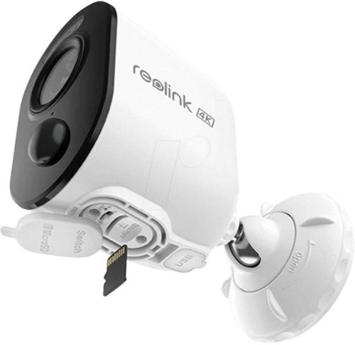 Reolink Argus Series B350 Outdoor Camera Battery/Solar-Powered 4K 64GB - White WORLDWIDE DELIVERY