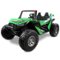 Hyper - Rock Roller MX4 UTV Powered Ride-On w/ 3 Mile Range & 5.5 MPH Max Speed - Green/Black-Front_Standard