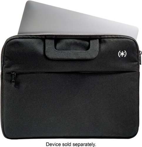 Speck Transfer Pro Pocket Protective Sleeve with Handle Universal 13-14 for MacBook computers, laptops and tablets - Black/White WHERE TO BUY