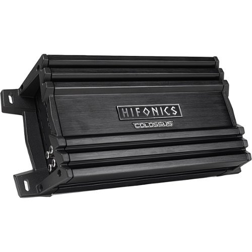 Hifonics COLOSSUS MINI 1200W Ultra-Compact Mono Block Car Audio Amplifier - Black WORLDWIDE DELIVERY