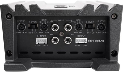 Hifonics COLOSSUS MINI 800W Ultra-Compact Four-Channel Car Audio Amplifier - Black GLOBAL SHIPPING