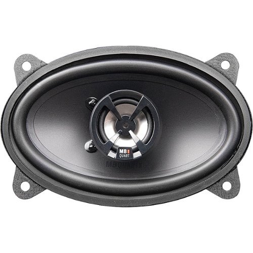 MB Quart Discus 4 x 6 2-Way Car Speakers with Polypropylene Cones (Pair) - Black WORLDWIDE DELIVERY