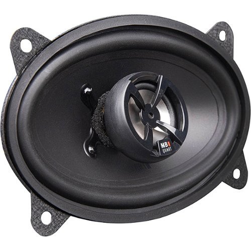 MB Quart Discus 4 x 6 2-Way Car Speakers with Polypropylene Cones (Pair) - Black GLOBAL SHIPPING