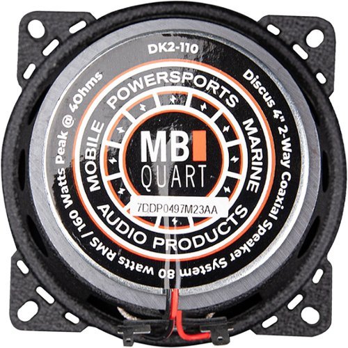 MB Quart Discus 4 2-Way Car Speakers with Polypropylene Cones (Pair) - Black WHERE TO BUY