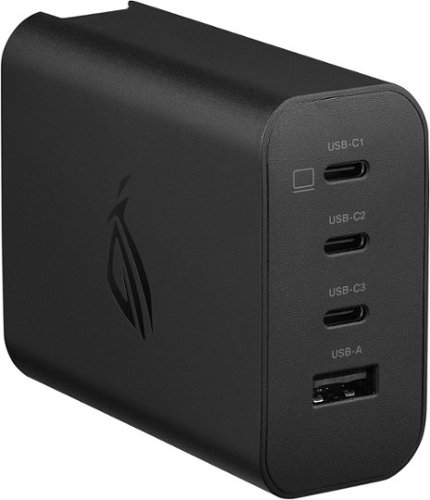 ASUS ROG 140W USB-C GaN Charger - Supports USB Type-A and USB Type-C - Black HOW TO BUY