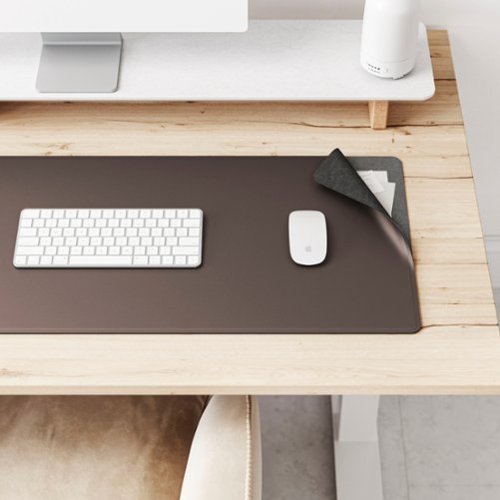 JOURNEY ALTI Wireless Charging Desk Mat - Dark Brown BUY ONLINE