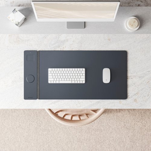 JOURNEY ALTI Wireless Charging Desk Mat - Navy Blue WORLDWIDE DELIVERY