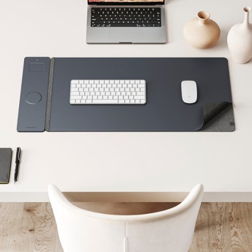 JOURNEY ALTI Wireless Charging Desk Mat - Navy Blue GLOBAL SHIPPING