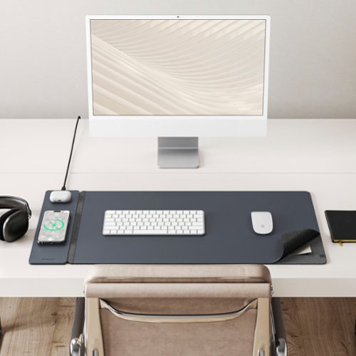 JOURNEY ALTI Wireless Charging Desk Mat - Navy Blue WHERE TO BUY