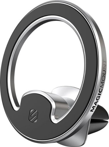 Scosche - MagicMount MagSafe Magnetic Vent Mount for Mobile Phones - Black