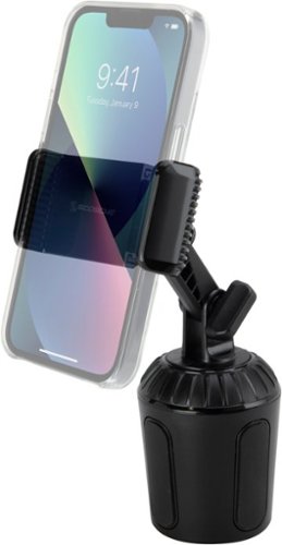 Scosche Universal Cup Mount for Mobile Phones - Black GLOBAL SHIPPING