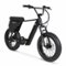 Hyper - Ultra 40. Step Through Ebike w/ up to 20 mile Max Range & 20 mph Max Speed - Black-Front_Standard