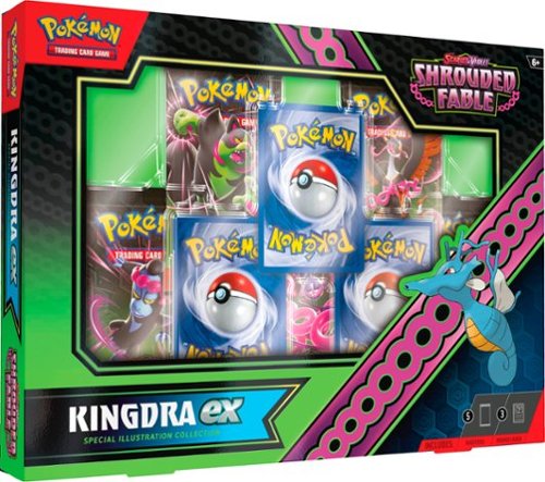Pokémon Trading Card Game: Scarlet & Violet - Shrouded Fable Special Illustration Collection - Kingdra ex/Greninja ex - Styles May Vary WORLDWIDE DELIVERY