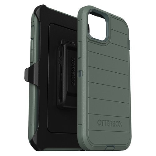 OtterBox - Defender Pro Case for Apple iPhone 15 Plus / iPhone 14 Plus - Forest Ranger