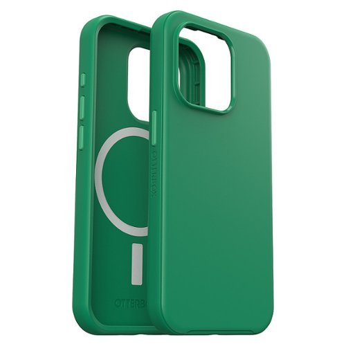 OtterBox - Symmetry for MagSafe Case for Apple iPhone 15 Pro - Green Juice