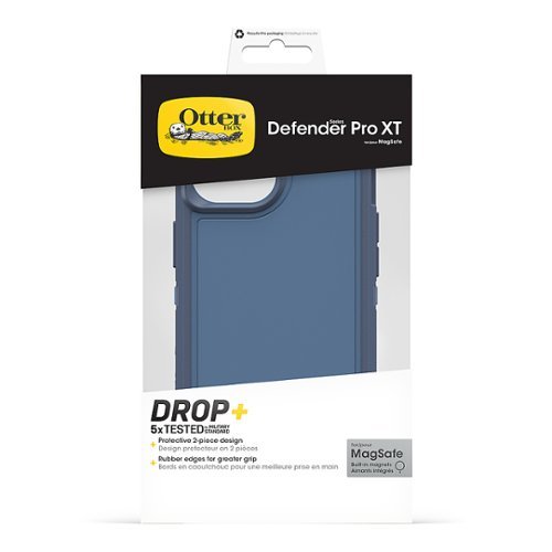 OtterBox Defender Series Pro XT Hard Shell for MagSafe for Apple iPhone 15, Apple iPhone 14, and Apple iPhone 13 - Baby Blue Jeans WORLDWIDE DELIVERY