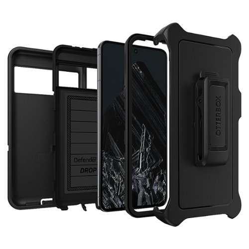 OtterBox Defender Series Pro Hard Shell for Google Pixel 8 Pro - Black WORLDWIDE DELIVERY