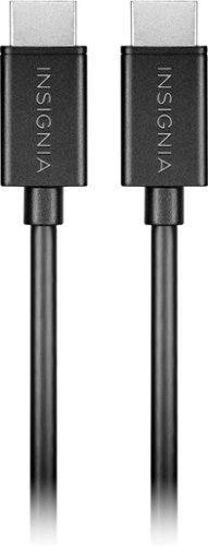 Insignia™ - Geek Squad Certified Refurbished 4' 4K Ultra HD HDMI Cable - Black-Front_Standard 